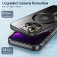 thumbnail image 4 of JETech Electroplated Case for iPhone 13 Pro 6.1-Inch, Camera Lens Full Protection, Compatible with MagSafe Wireless Charging, Shockproof Soft TPU Phone Cover (Black), 4 of 7