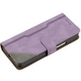 thumbnail image 7 of SaniMore Wallet Case for Samsung Galaxy Z Fold 3, Magnetic Clasp PU Leather Stand [RFID Blocking] Card Slot Flip Folio Cover with Folding Kickstand TPU Shockproof Interior Cover, Purple, 7 of 7