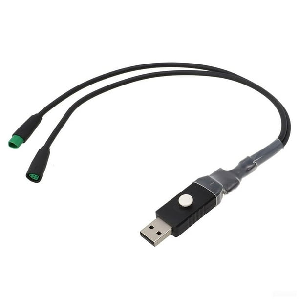 Wosthever Cable de programación USB para un funcionamiento sencillo y fácil Fácil de operar Robusto aumenta la velocidad Bicicletas eléctricas