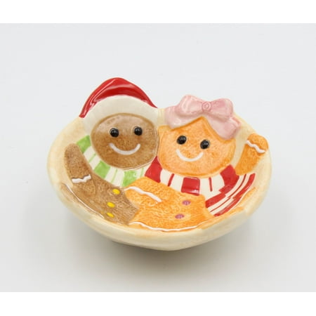 

Christmas Gingerbread Man Candy Bowl Set Of 2
