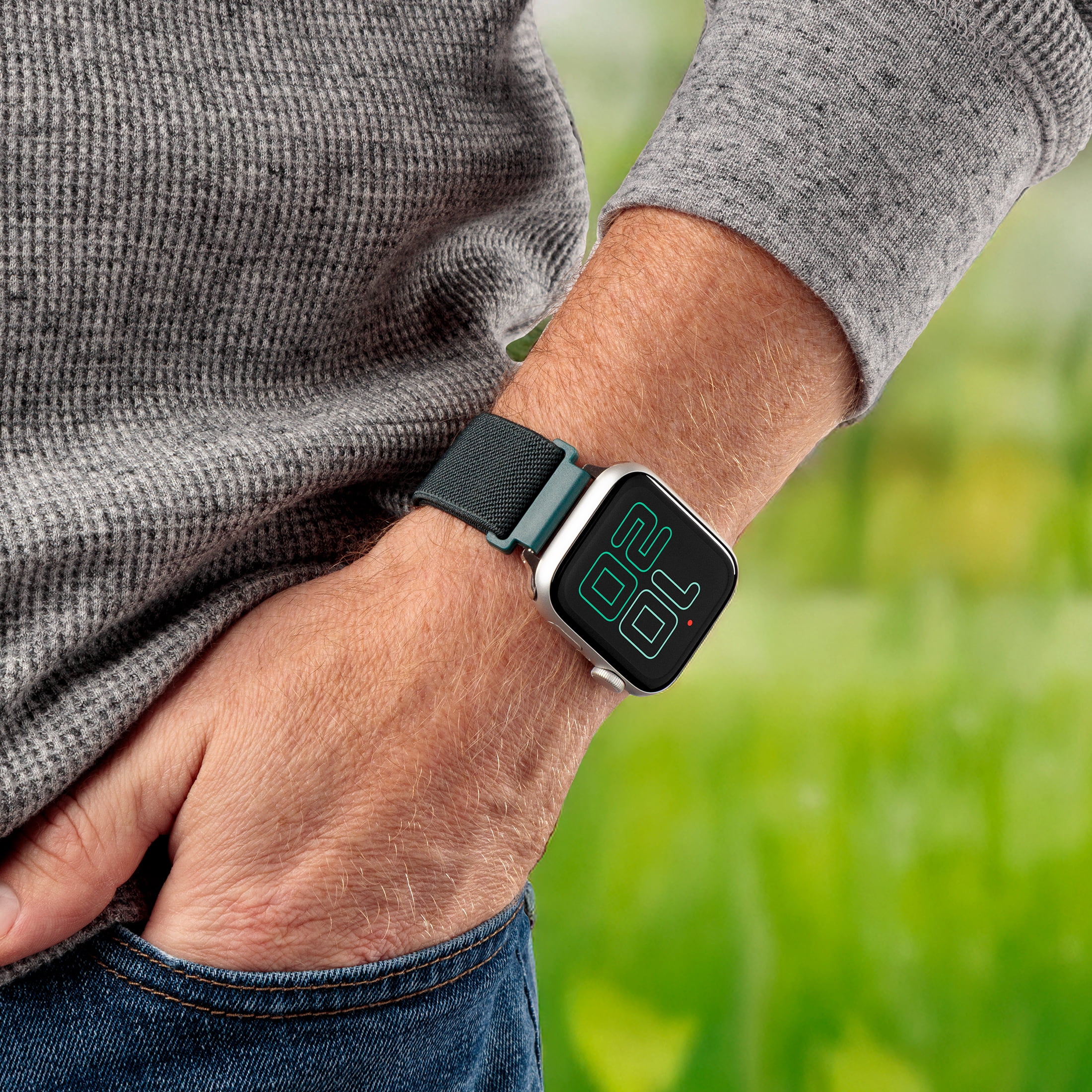 10-pack Woven Elastic Bands for the Apple Watch®, Fits all Apple Watch® Series and Sizes, Unisex
