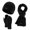 ?? Black, variant on Sentmoon 3PCS Fall Accessories for Women and Men's Winter Hats,Winter Gloves for Men Solid Color Long and Stretchy Women's Scarves & Wraps Fall Gifts Shawl Wraps for Women