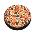 thumbnail image 3 of Multi-Size Car Tire Dust Cover Sunscreen, Corrosion, Dust And Water Keep Spare Tires Clean Leopard Skin Print Style Orangered_3 16 Inch, 3 of 8