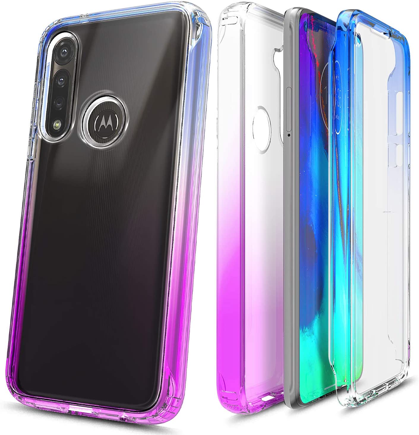 For Motorola Moto G Power Case, with Builtin Screen Protector, Nagebee