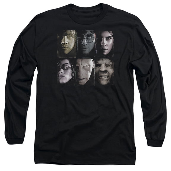 Harry Potter - Horizontal Heads - Long Sleeve Shirt - Medium