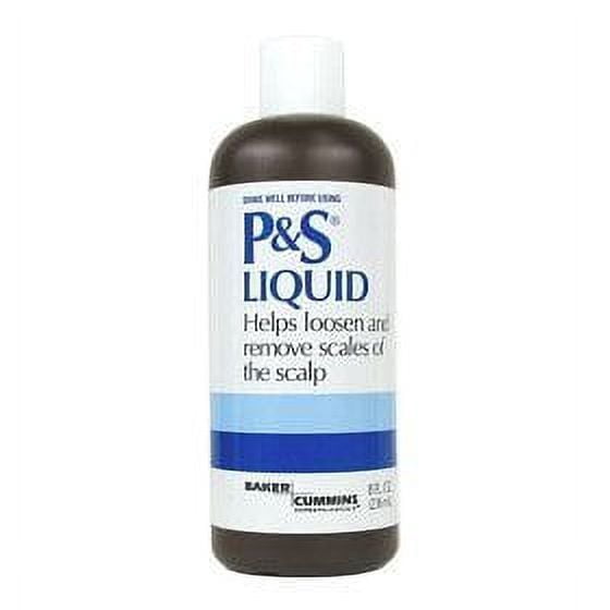 P&S Liquid for Loosen and Remove Scales of the Scalp, 8 Oz.