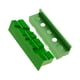 thumbnail image 2 of Almohadillas de benanillo de 2 piezas de banca atractiva joyas de jaws de tornillo de tornillo de joyas de tpu verde diseño de múltiples ranuras de 4.5 pulgadas, 2 of 8