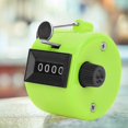 thumbnail image 3 of BERM 4 Digit Hand Tally Counter Plastic Button Portable Counting Tool with Hook Green, 3 of 3