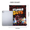 thumbnail image 3 of Stumble Guys Print Drawstring Backpack Sackpack String Bag Cinch Water Resistant Bag for Gym Sport Yoga, 3 of 5