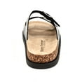 thumbnail image 4 of Women's Slide Sandals Comfort Footbed Flat Sandal Open Toe Sandal for Women Slip On with Comfortable Arch Support, 4 of 4