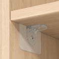 thumbnail image 5 of 10 x Shelf Support Adhesive Pegs Plastic Cabinet Shelf Support Clips Wall Hanger, 5 of 14