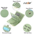 thumbnail image 3 of SUOSDEY Wallets for Women Small Leather Purse Credit Card Holder with RFID Blocking, 3 of 6