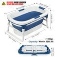 thumbnail image 6 of 43 inch Foldable Bathtub,Large Collapsible Tub with Handle,Freestanding Surround Collapsible Bathtub,No Lid,Hot Bath,Ice Bath, 6 of 9