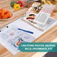 thumbnail image 4 of FORMRS 3 Ring Binder 1.5 inch with Pockets Set of 2 Clip Board 200 Sheets Capacity, Abstract Triangles, 4 of 8