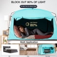 thumbnail image 3 of Carpa para Cama Porayhut Portátil para Dormir con Privacidad Completa Color Verde Azulado, 3 of 9