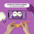 thumbnail image 2 of Animal Crochet Kits DIY Owl Penguins Crochet Kits Include Crochet Hook, Yarn, Needle, Plastic Eyes, Knitting Marker, 2 of 6