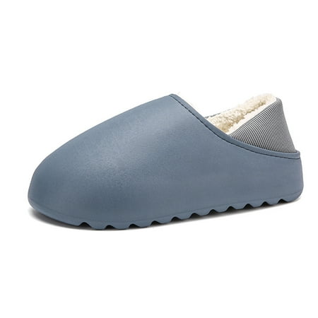 

Toyella Student Outdoor Fashionable And Comfortable Fleece Cotton Shoes Gray Blue 5240 39