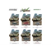 Greenlight Estate Wagon Series 1 Set of 6 Diecast Cars Assortment (29910) 1/64 Scale