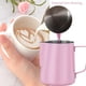 thumbnail image 4 of Jarra de café de acero inoxidable de diseño elegante, herramienta de precisión para café con leche para uso en el hogar y en cafeterías, mango ergonómico para mayor comodidad y agarre, capacidad de, 4 of 5
