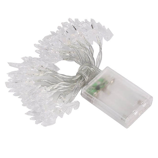 Miniature Christmas Lights String Outdoor Holiday Lights Wire Warm Rope Lights Outdoor 33 Warm Christmas Lights 50 Mini Christmas Lights Clear String Bat Light String Decoration Light 10 LED