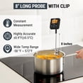 thumbnail image 4 of TempPro TP511W Waterproof Digital Candy Thermometer Programmable with Pot Clip (Formerly ThermoPro), 4 of 8