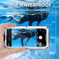 thumbnail image 2 of REJODA-for iPhone 14 Case Waterproof, Metal Heavy Duty with Built-in Screen Protector, Military Grade Shockproof Full Body Protective Defender Rugged Case 6.1 Inch, Silver, 2 of 4