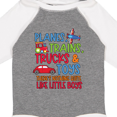 thumbnail image 4 of Inktastic Planes Trains Trucks and Toys Nothing Quite Like Little Boys Boys Long Sleeve Baby Bodysuit, 4 of 5