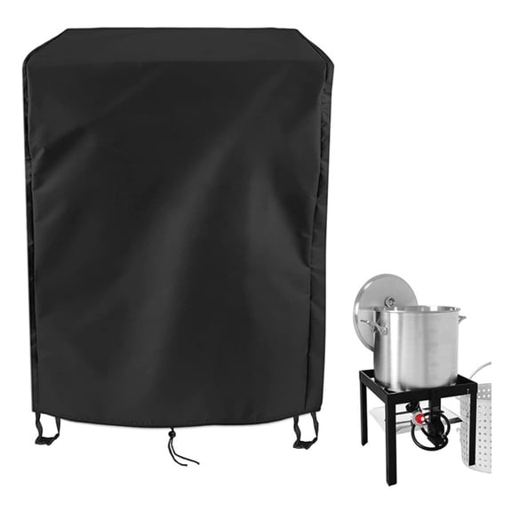 Smoker Cover Fit for Gas Vertical Smoker, Waterproof Grill BBQ Cover Vertical Smoker Covers - 39.9*39.9*75.9cm