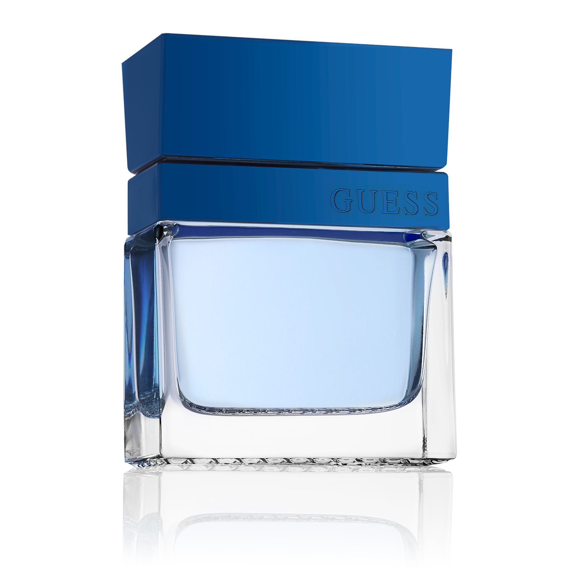 guess perfume blue bottle