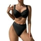thumbnail image 2 of Traje de baño para mujer Traje de baño de bikini a rayas para mujer Traje de baño de playa de cintura alta Trajes de baño para mujer, 2 of 7