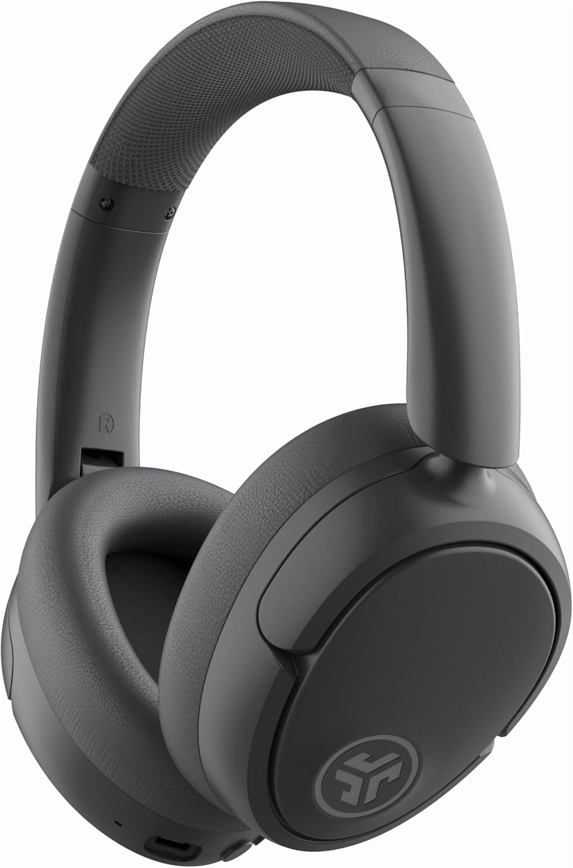 JLab JBuds Lux ANC Wireless Over-Ear Headphones, Bluetooth, 70 Hour Battery, Hybrid Active Noise Cancelling, Graphite (Sold Without Manufacturer Warranty)