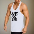 thumbnail image 3 of Gym Tank Tops for Men Summer Racerback Scoop Neck Sleeveless Shirt Lightweight Breathable Athletic Workout Tanks, 3 of 5