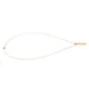 thumbnail image 3 of Collar de respiración consciente de acero inoxidable que reduce el estrés, collar portátil con silbato para ansiedad para mujeres y hombres, dorado, 3 of 15