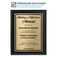 thumbnail image 4 of Personalized Award Plaque for Apprecication and Recognition for Employees - Making a Difference Award (Black, Gold), 4 of 4