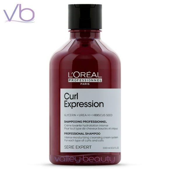 L’Oreal Curl Expression Moisturizing Shampoo | Gentle Cream Cleanser for Curly, Coily and Wavy Hair, 300ml