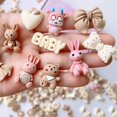 thumbnail image 4 of YOPTOP 200 Pcs Slime Charms Cute Set  Bulk Mixed Resin Flatback Fake Candy Charms Assorted Sweets Slime Beads Making Supplies for DIY Craft Making and Ornament Scrapbooking Blue,Brown, 4 of 4