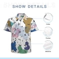 thumbnail image 7 of High Quality Hawaiian Shirts for Men Short Sleeve Aloha Beach Shirt Floral Summer Casual Button Down Shirts Blouses LS9UGH, 7 of 7