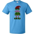 thumbnail image 3 of Inktastic Merry Christmas Elf in Red and Green Plaid T-Shirt, 3 of 5
