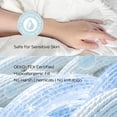 thumbnail image 5 of Cooling Comforter for Hot Sleepers - Lightweight Breathable Tencel Blend, Double Sided -Season Comforter, Temperature Regulating & Machine Washable (Cream, Throw(70''L*60''W)), 5 of 5