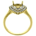 thumbnail image 2 of 14K Yellow Gold Natural Pink Sapphire Ring Pear Shape 8x6 mm Diamond Accents, size 5, 2 of 3