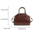thumbnail image 3 of Bolso Bandolera Mujer Cuero PU Con para Y Excursión (Café), 3 of 9