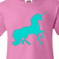 thumbnail image 4 of Inktastic Aqua Unicorn Youth T-Shirt, 4 of 5