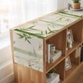 thumbnail image 6 of Green Botanical Table Runner, Farmhouse Dragonfly Washable Cotton Linen Table Runners 90 Inches Long, Dresser Scarf Runner for Dining/Coffee/Kitchen/Hallway Tables 13''x90'', 6 of 9