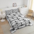 thumbnail image 3 of Juego de edredón Queen Size, Juego de cama con tema náutico 3pcs para Niños Niños Adolescentes, 3 of 7