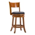 thumbnail image 1 of Boraam Palmetto Counter Height Swivel Counter Stool in Fruitwood, 1 of 5