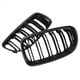 thumbnail image 3 of Car Carbon Fiber Glossy Black Grill for-BMW 3 Series 2009-2011, 3 of 5