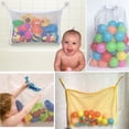 thumbnail image 2 of Bolsa Organizadora De Juguetes Para Baño De Bebé Con Potentes Ventosas, Tamaño Grande, Drena Y Mantiene El Baño Limpio, Previene El Moho, 2 of 6