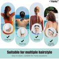 thumbnail image 3 of Silicone swimming cap, comfortable shower cap, suitable for curly hair short medium long hair, male and female swimming cap, shower cap to keep the ha, 3 of 4