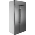 thumbnail image 3 of Ge Cafe CSB42WP2NS1 42 Inch Built In Counter Depth Side by Side Refrigerator in Stainless Steel, 3 of 6
