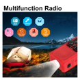 thumbnail image 3 of Radio d'Urgence Portable FM AM SOS Éclairage LED Récepteur Radio Solaire à Manivelle pour Camping, Facile à Utiliser, 3 of 5